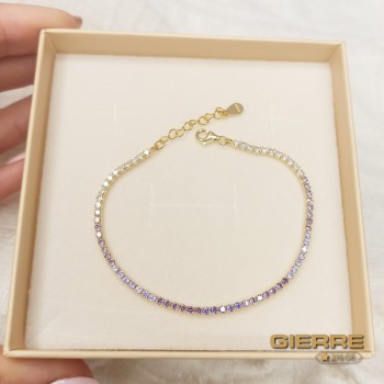 Plac gold purple zircon